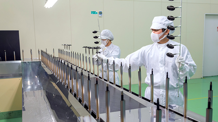 第一樹脂工業 本社工場 UV塗装ライン