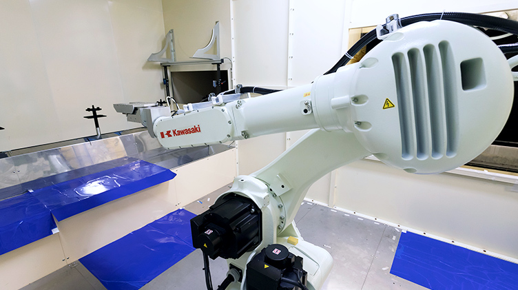 第一樹脂工業 本社工場 ロボット塗装ライン