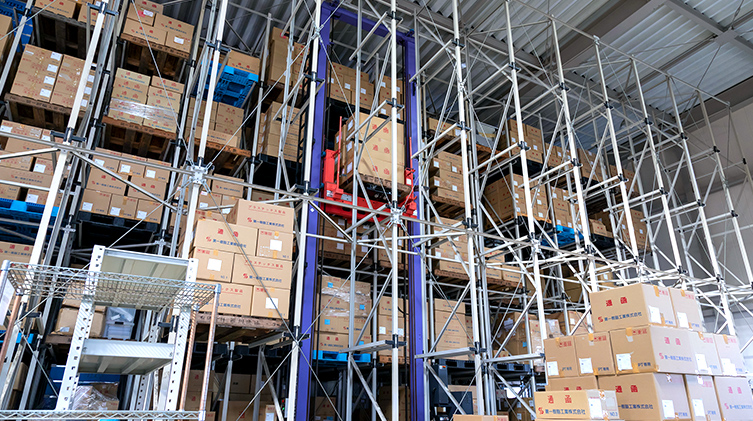 第一樹脂工業 島根工場 立体自動倉庫